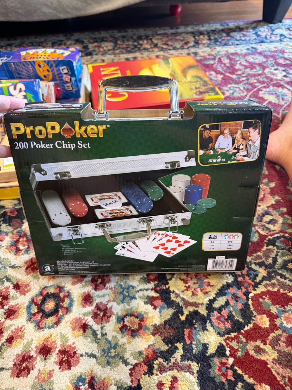 200 Poker Chip Set - Green